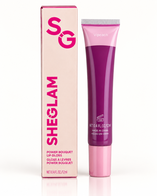برق لب شگلم SHEGLAM مدل Power Bouquet حجم 12 میلی‌لیتر